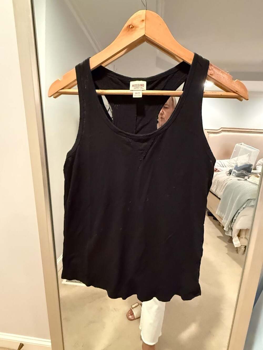 Mossimo Supply Co. Black Racerback Tank Top